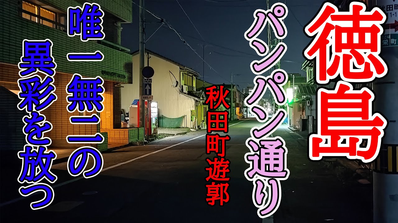 徳島 裏風俗/パンパン通りやちょんの間報告