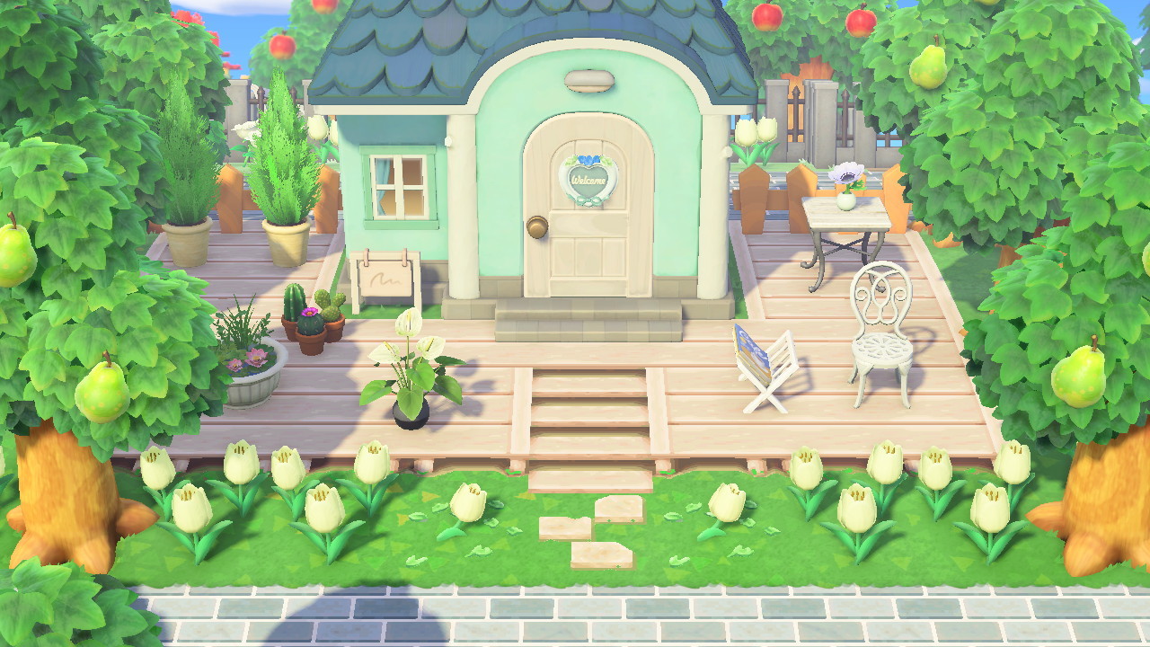 外観の似てる2軒の住民の家を移設しました😆✨ ・ ・ ・animalcrossingacnh