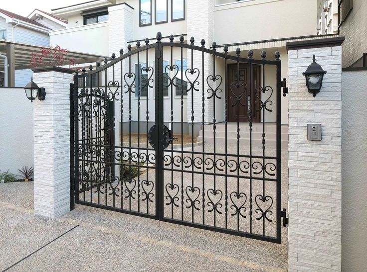 ロートアイアン門扉