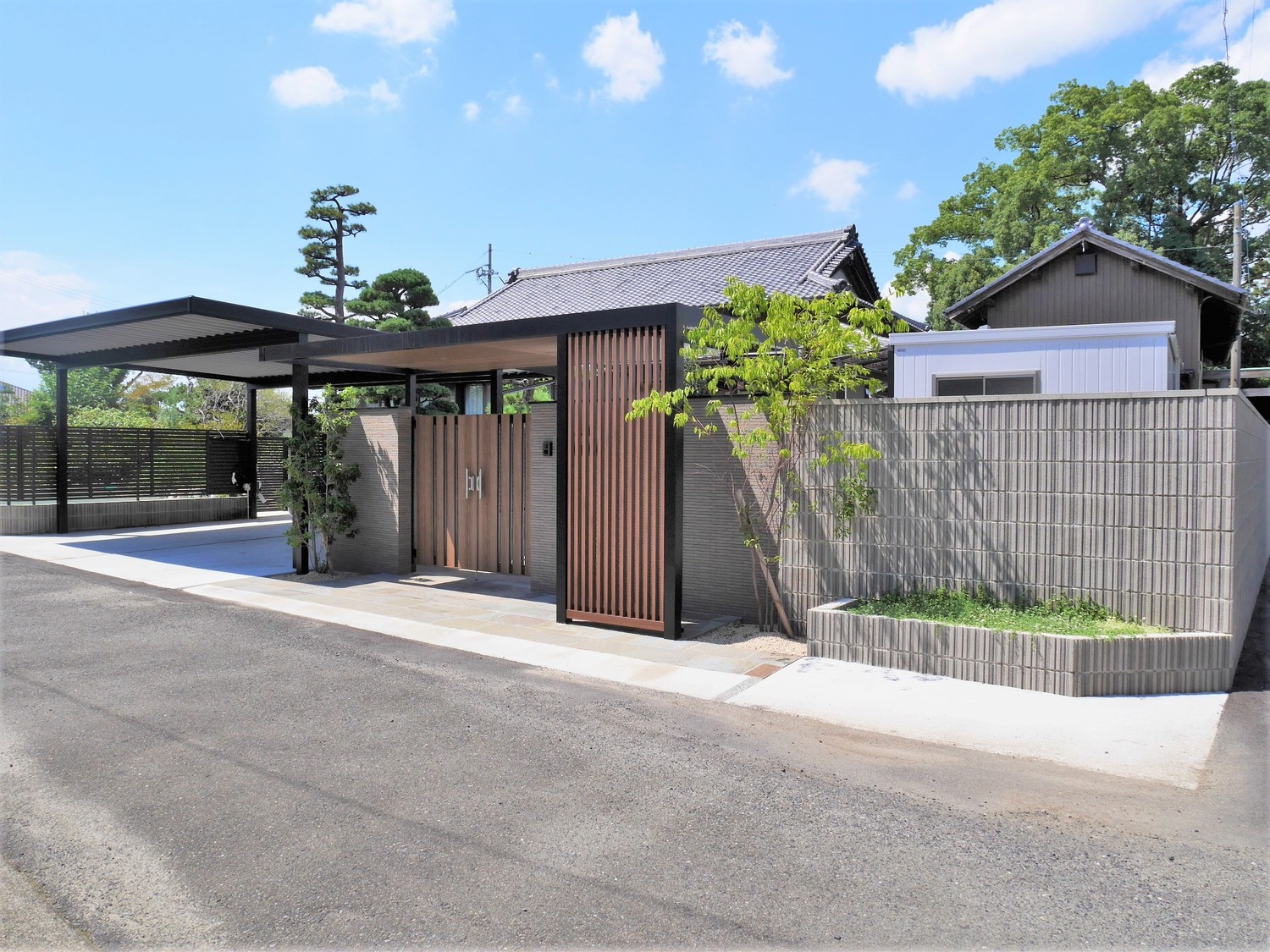 和風タカショー空間実例紹介