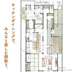 コの字の平屋の間取り。 南北に長い敷地で北玄関の平屋の間取りって難しく感じます。 体調を崩してしまい投稿がしばらくできませんでした。 間取り投稿がもう少しで200個を突破なので続けていければと思います。---------------------------------- @oguri_madori では