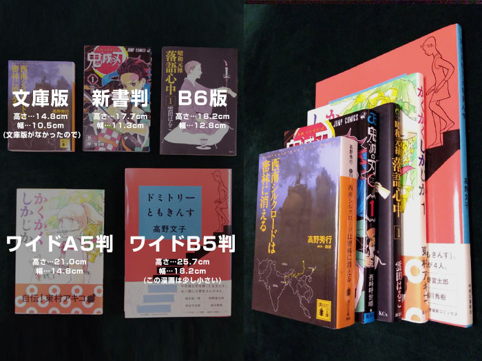 セリアの漫画 コミック 収納グッズを全部買ってみます 7種類rooms19