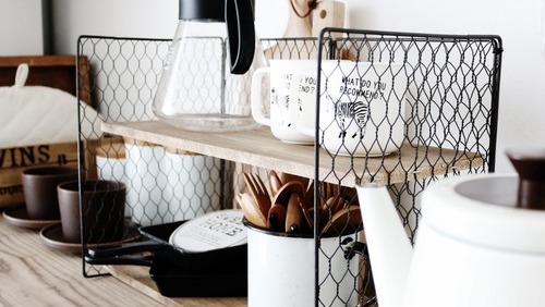 100均DIY ワイヤーネットと焼き網で作るオシャレな収納＆ディスプレイキナリノ