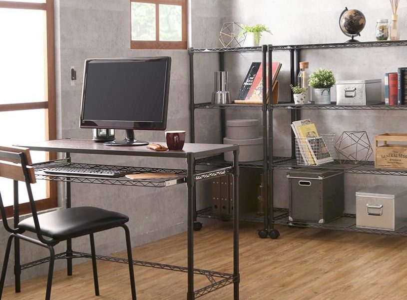 ラック スチールラック 4段 メタルラック おしゃれ 頑丈 スリム 北欧 棚 シェルフ 収納棚 収納ラック スチール棚 キャスター付き キッチンラックリビング収納 一人暮らし 幅75 アイリスオーヤマ ウッドラック 高さ調節 オープンラック CMM-75104BPICK