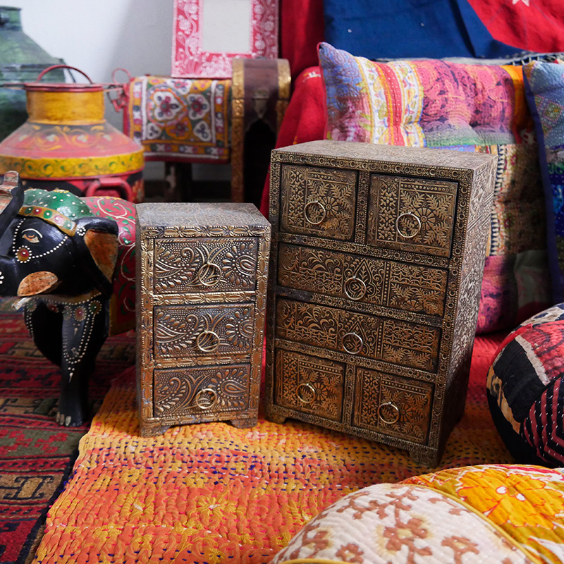 手作りラクダ骨キャビネット、インド家具、木製コンソール、玄関テーブル、収納キャビネット、サイドボード、チェスト、室内装飾 - Etsy 日本