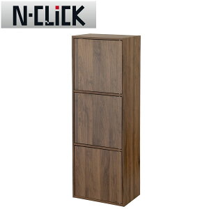 楽天市場 連結できるNカラボ 扉付き 3段 カラーボックス ニトリ玄関先迄納品: ニトリ