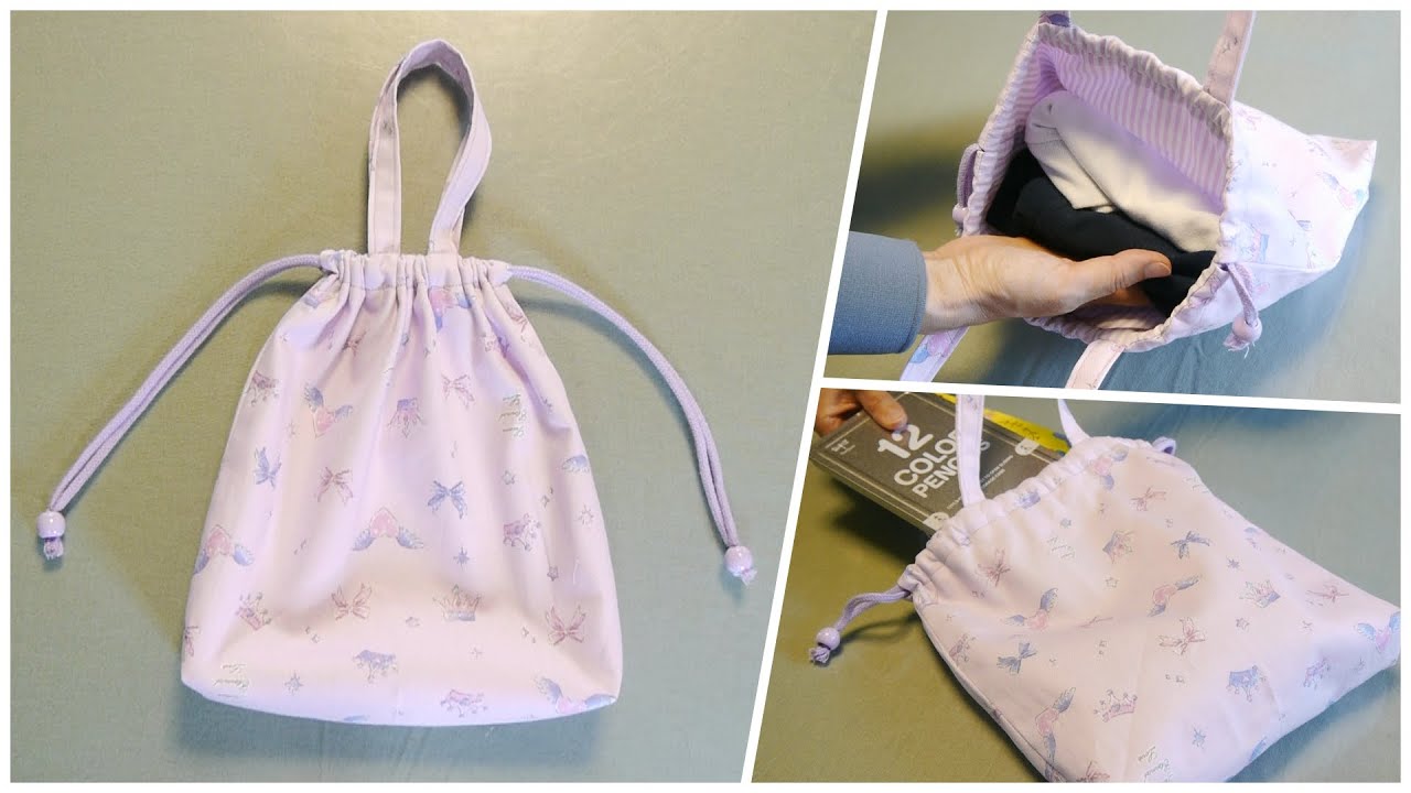巾着袋 持ち手 後付けTikTok