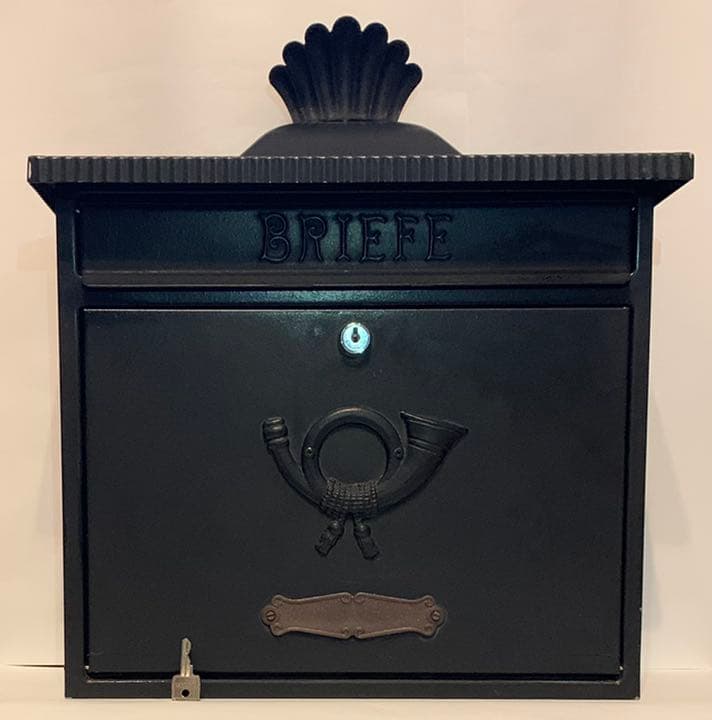 ポスト 郵便受け 壁掛け郵便ポスト デザインポストエレガンス銅製ポストEP-07 レトロ風 ハンドメイド