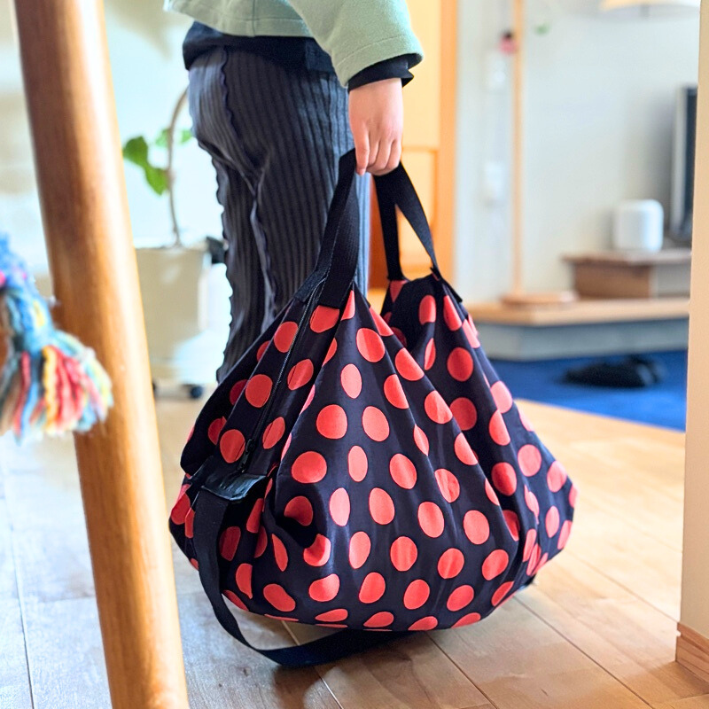 シュパット風エコバッグの作り方 面倒な工程をとことん取り除いた結果のエコバッグ！ 神業的‼️アイロン無用の計らないジャバラ