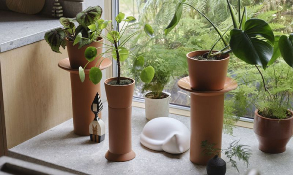 花瓶 フラワーベース テコラッタ DROP フラワーベース テラコッタ 公式 ACTUS online家具・インテリア・雑貨