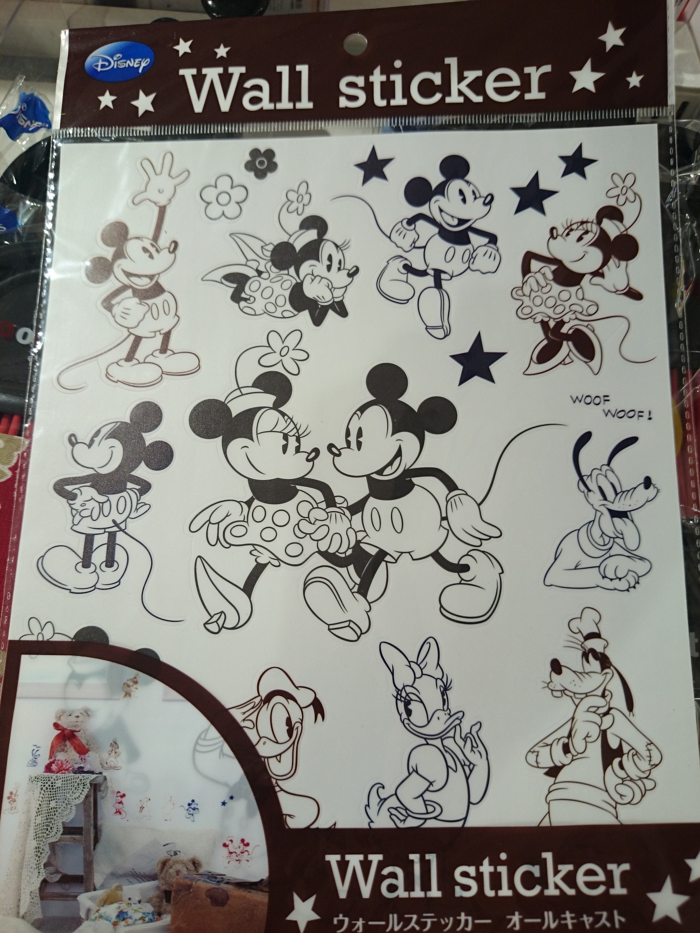 ミッキー ウォールステッカー ダイソー - メルカリ