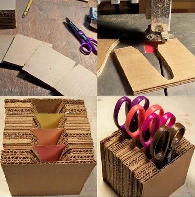 段ボールを使った「本棚」の作り方Craftie Style