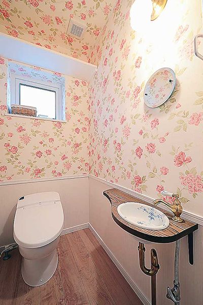 AmazonCute Minor トイレマットおしゃれトイレマット2点セット吸水 速乾 抗菌 防臭 加工抗菌防臭シャギートイレマットピンクトイレマット・タンクカバー - ホーム＆キッチン オンライン通販