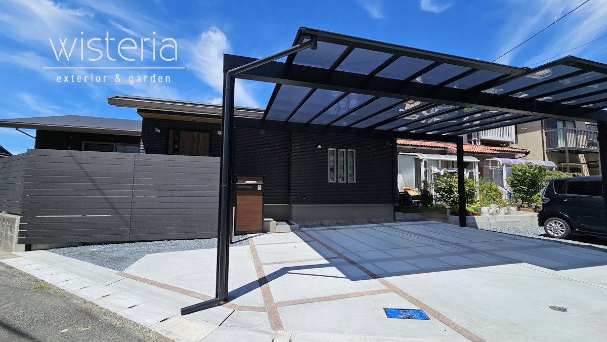 梁を延長するだけでかっこいい☆人気カーポートランキング - ファミリー庭園和歌山店