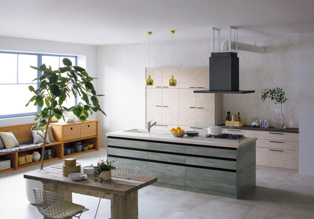 施工事例 グレーのおしゃれなキッチン色の取り入れ方を紹介中古マンション・戸建てリノベーション＆リフォーム