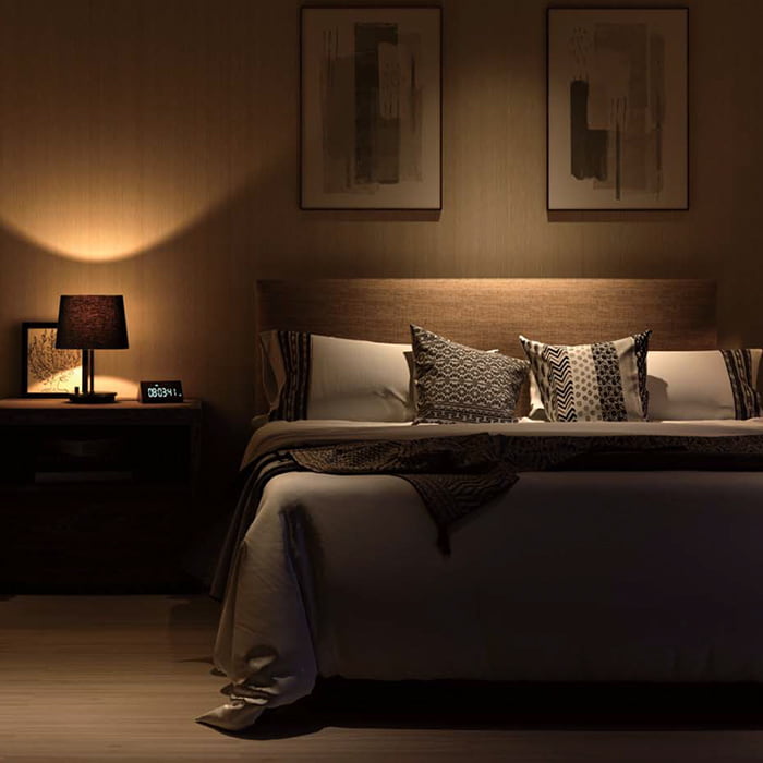 寝室の照明の選び方コンコルディア照明