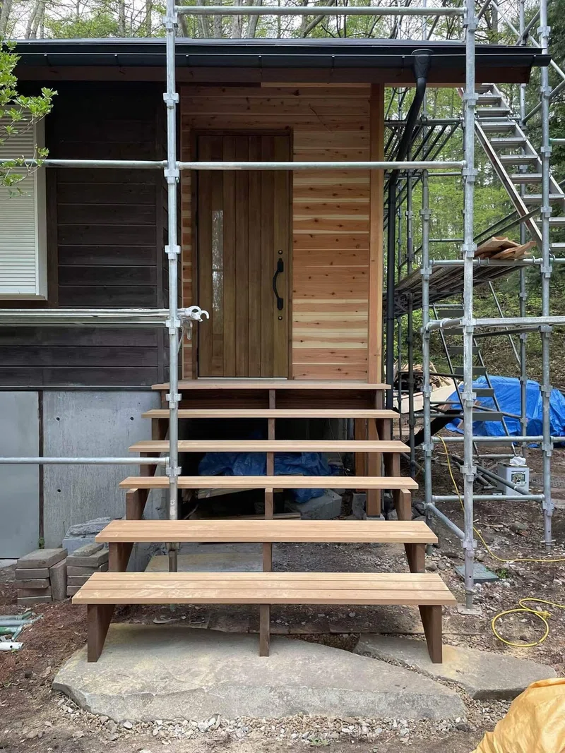 小樽市S様邸－外階段リフォーム施工事例ギャラリー爽ガーデン