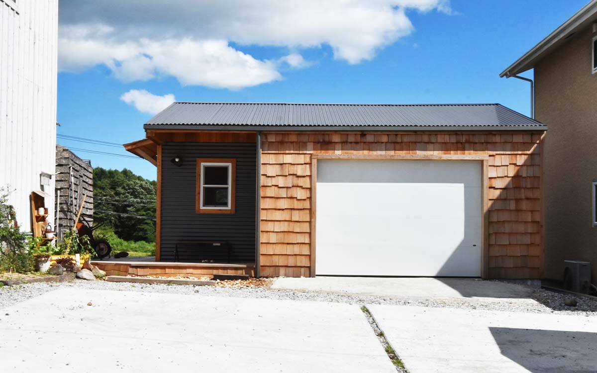 一番人気 木造ガレージ・家庭用物置のスタンダードサイズ6.0mX6.0m作品例11選G-KIT INFO