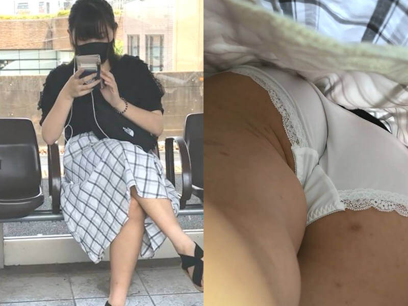 素人女子の桃尻に激しく食い込む激エロTバック逆さ撮り画像まとめ | パンチラ109