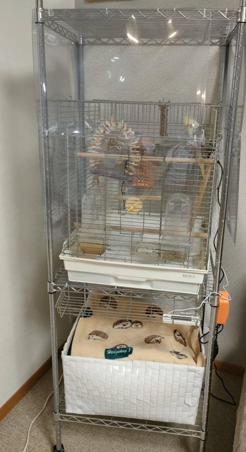 鳥かごスタンド ハンギングスチールスタンド 金属製 置き型 家庭用 ラック スタンド用パーツ 文鳥