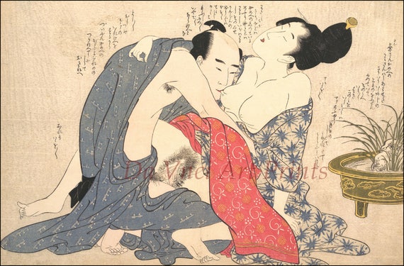 Erotic Japanese Woodblock