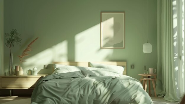 ミントグリーン 寝室インテリアのインテリア実例RoomClip ルームクリップ