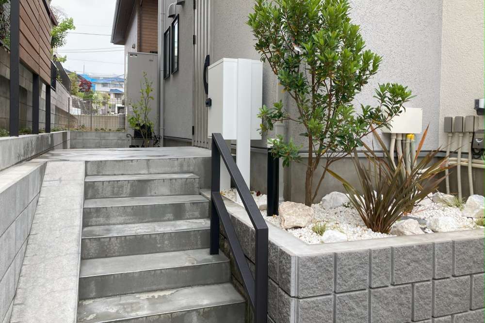 施工実績浜松市 玄関スロープ