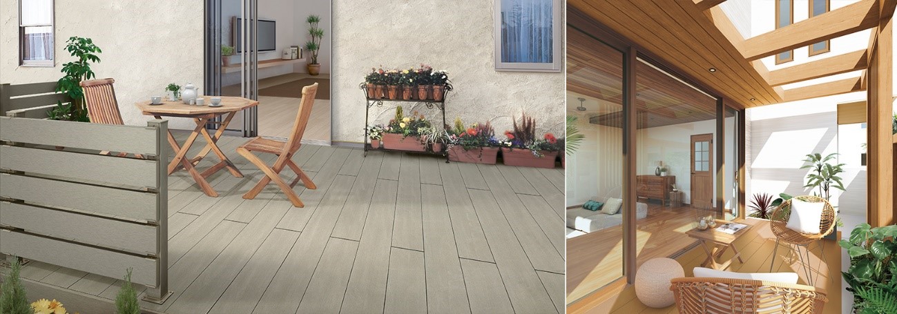 お庭のリフォームとウッドデッキ＋増築の工事例と費用の解説