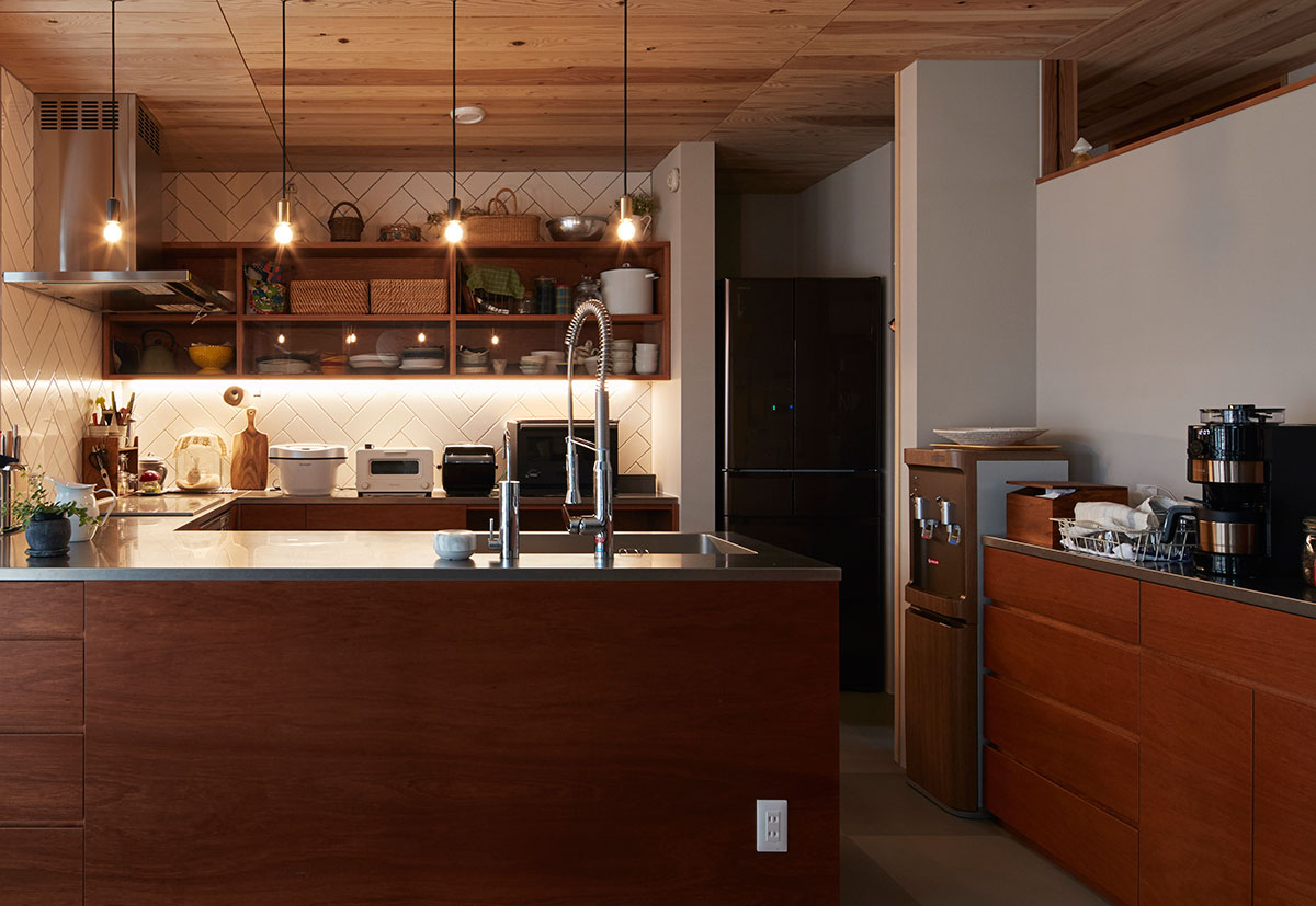 カウンターキッチン 電子レンジ 置き場所TikTok