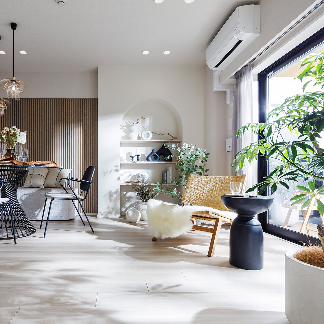 観葉植物でリビングをおしゃれに！飾り方のコツからおすすめ品種10選も