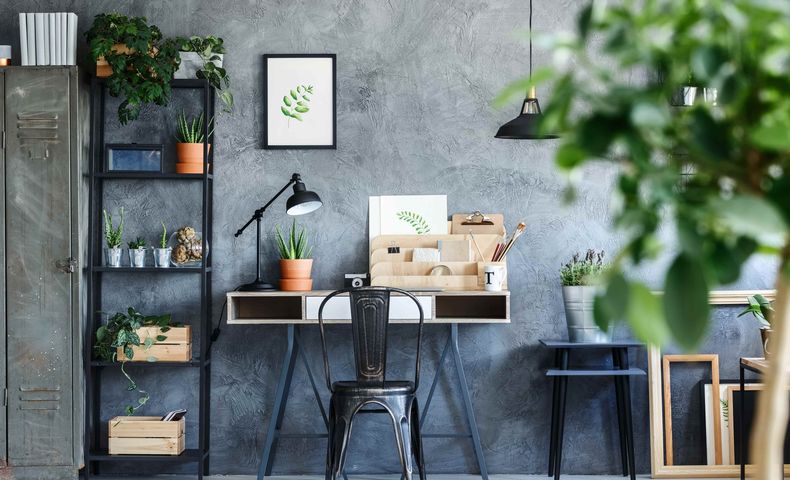 ハンドメイド木製モニター台 インテリアシェルフ・観葉植物台にも◎ DIY 植物棚の