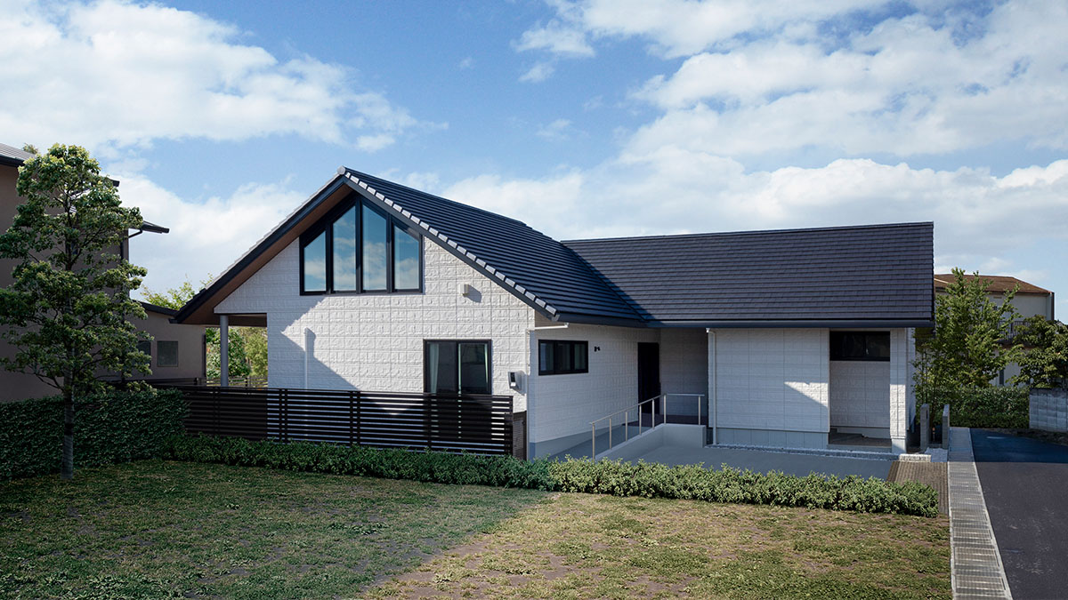 車椅子で暮らせる家の間取り事例 平屋・二階建て バリアフリー導入の工夫を住宅の部位別に紹介福井の注文住宅・工務店ノークホームズ