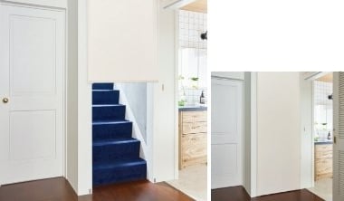 リビング階段の寒さ対策 ドア・引き戸・折れ戸で仕切り