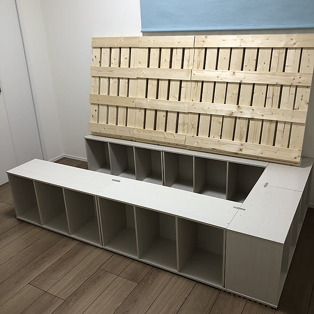 ベッド Diy ニトリ カラーボックスTikTok