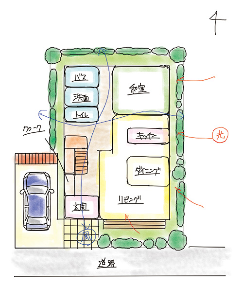 30坪4LDKの間取りをおしゃれに、暮らしやすく仕上げる千葉県の一戸建て実例千葉の注文住宅 君津住宅 kimijyu