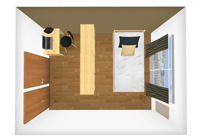 約6畳ジャパンディな部屋 CGシミュレーション 富井