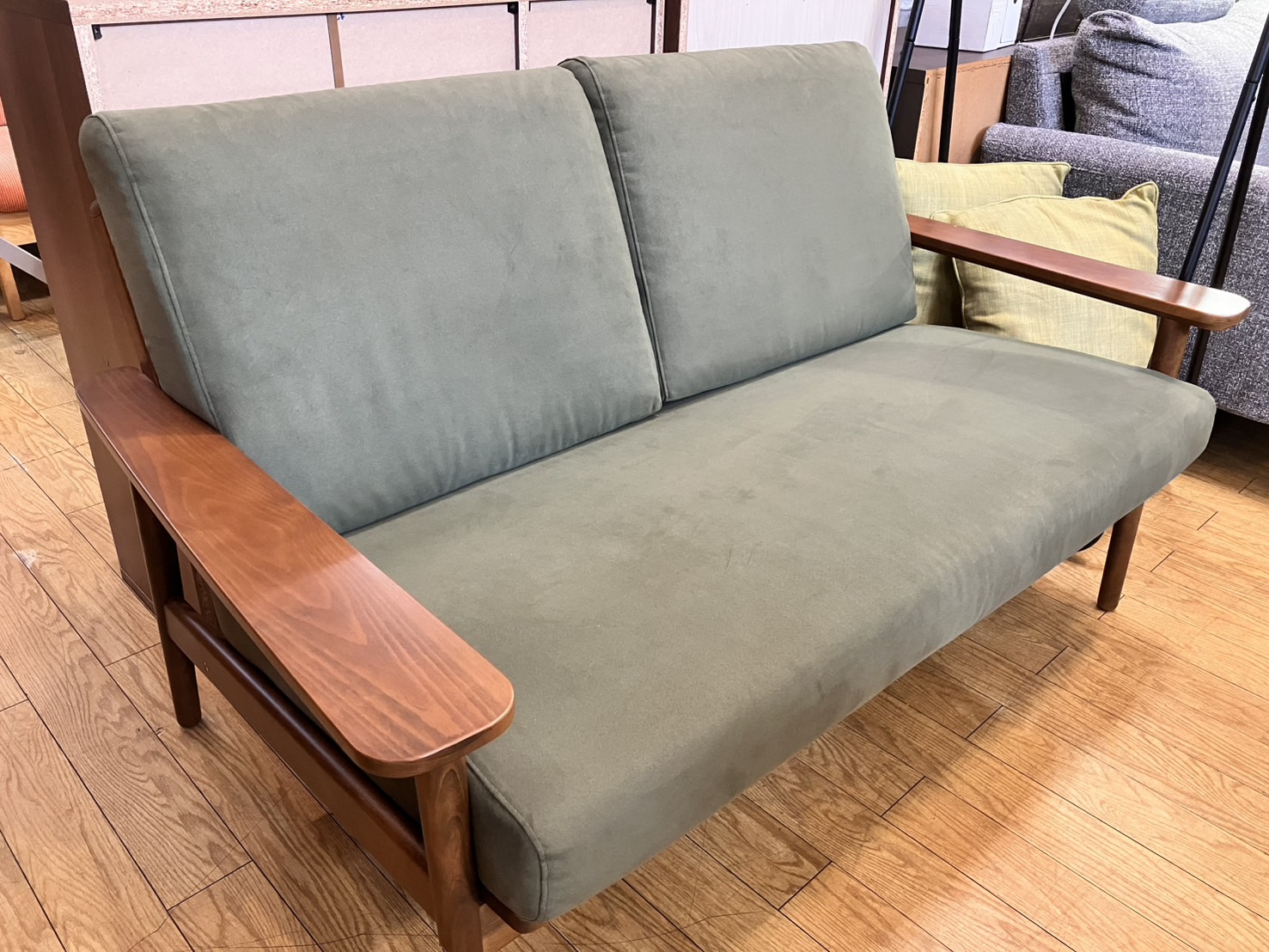 飛騨産業 北海道民芸家具 ソファー 2人掛け ソファ 二人掛け 2Pソファ おしゃれ カバーリングソファ 和風 肘付き椅子 無垢 木製 日本製 国産古民家家具 HM103W : インテリア バグース - 通販 - Yahoo!ショッピング