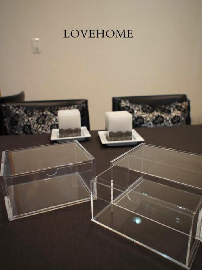 重なるベロアケースネックレス用 アクリルケース用無印良品