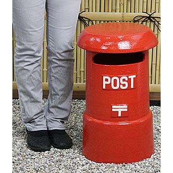 郵便差出箱レトロ2号ポスト 郵便ポスト 鍵有り 本物郵便ポスト 昭和ポスト