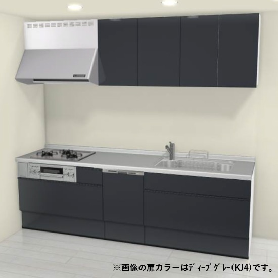 福岡市早良区重厚感あふれるグレートーンの上質キッチンにリフォーム