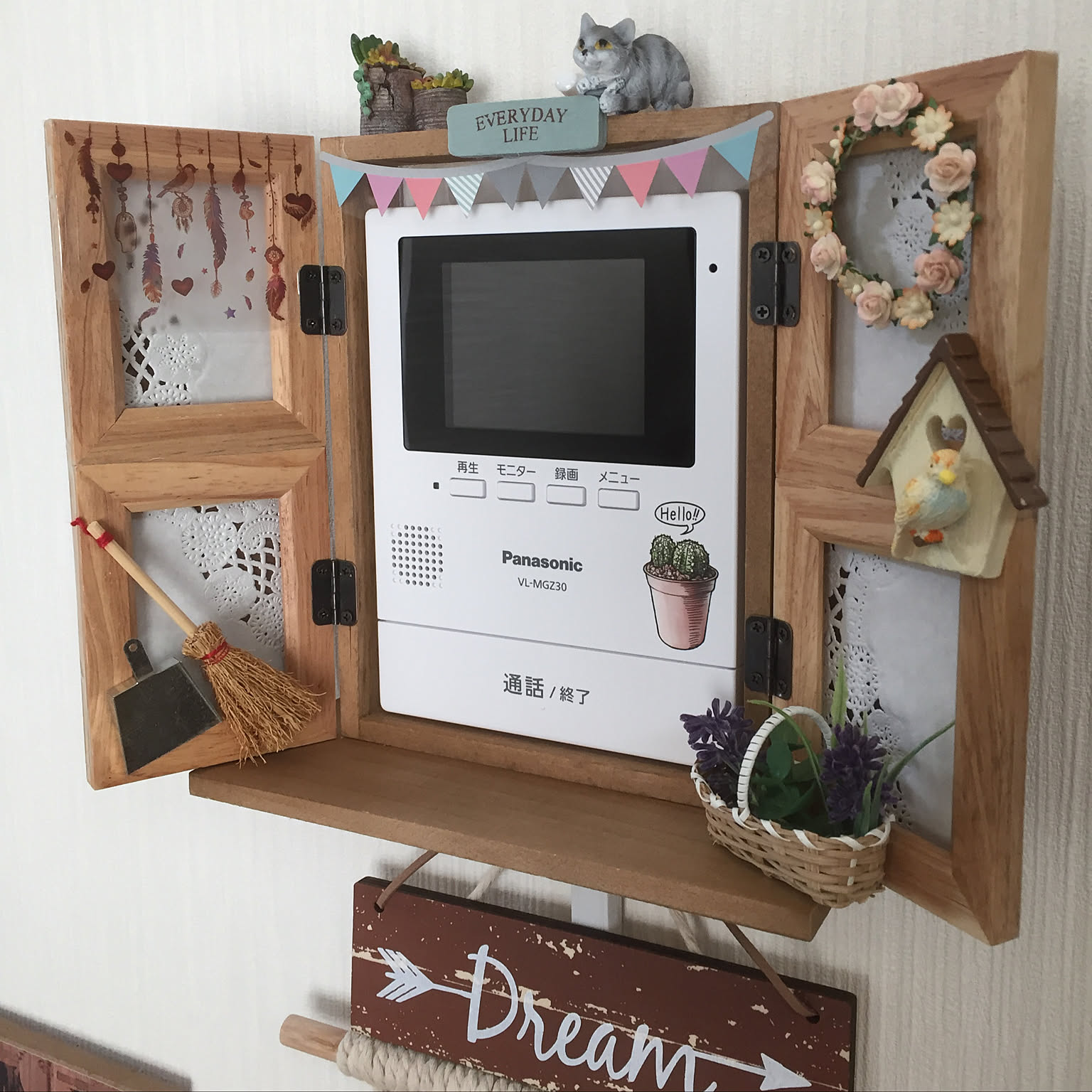 インターホンカバー インターフォン隠しのインテリア実例RoomClip ルームクリップ