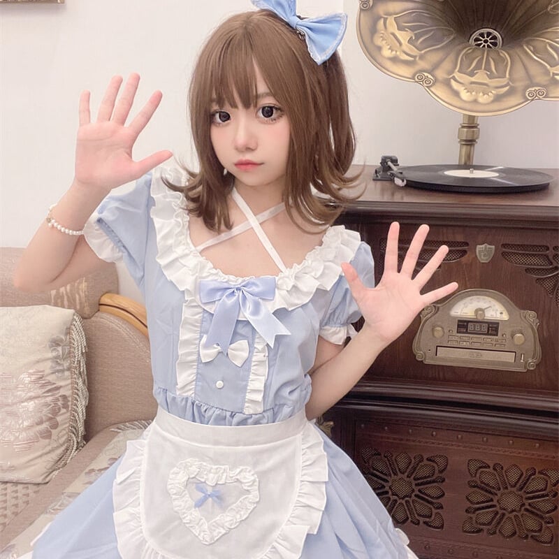 メイド服 コスプレ エプロン 豪華セット