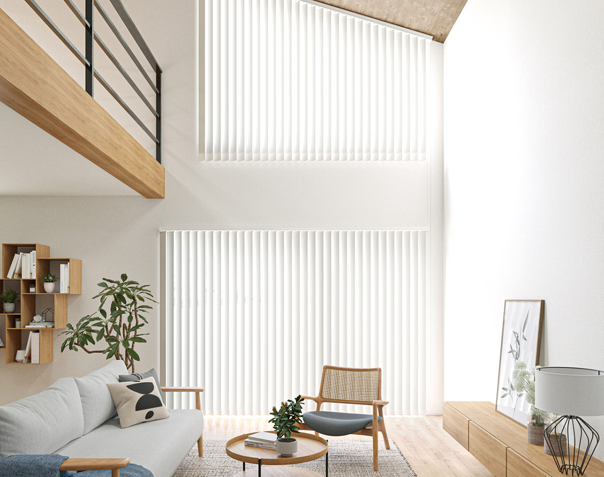 バーチカルブラインドで後悔？気になる4つのデメリットと購入前の重要チェックポイントを解説 - ラグ・カーペット通販 びっくりカーペット