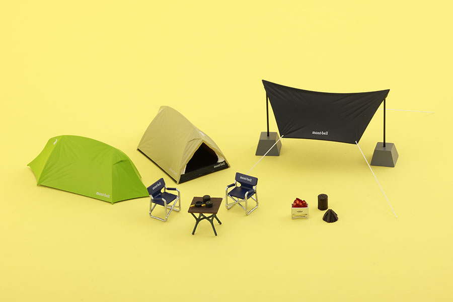 訳あり ミニチュアテント イグニオジオラマ テントサンプル 模型 - メルカリ