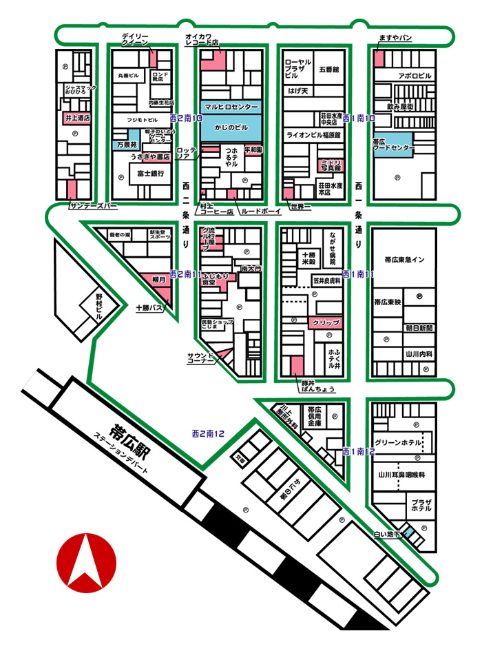 クラブカット桃屋 - 帯広市西5条南 -