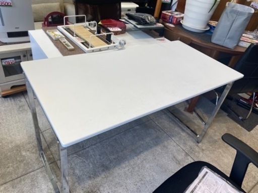 極美品 ニトリ ホワイトシンプルデスク PCデスク 勉強机