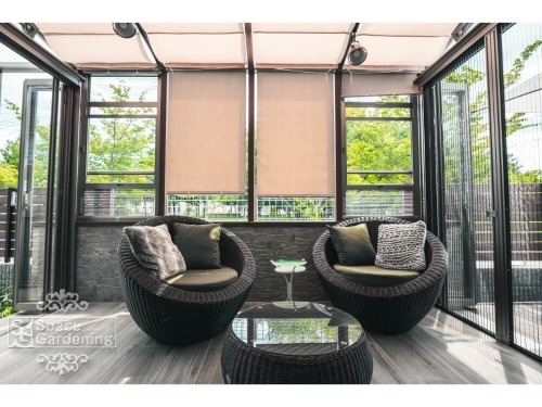 千葉県千葉市 リフォーム庭工事 おしゃれサンルーム ココマ ガーデンルーム エクステリア