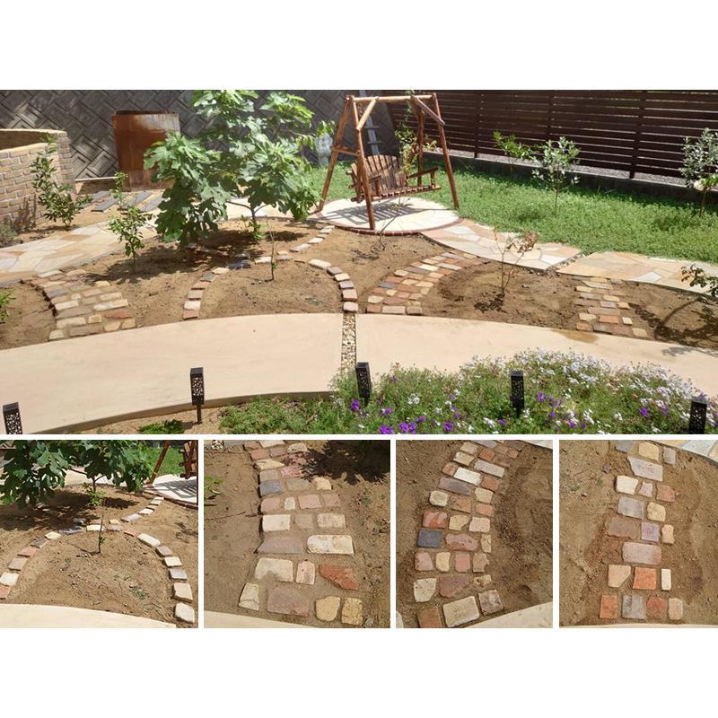 庭DIY レンガで作るオシャレで素敵な井戸風花壇♪材料費14000円 スーパー素人でも作ってみたらお庭のシンボルになった