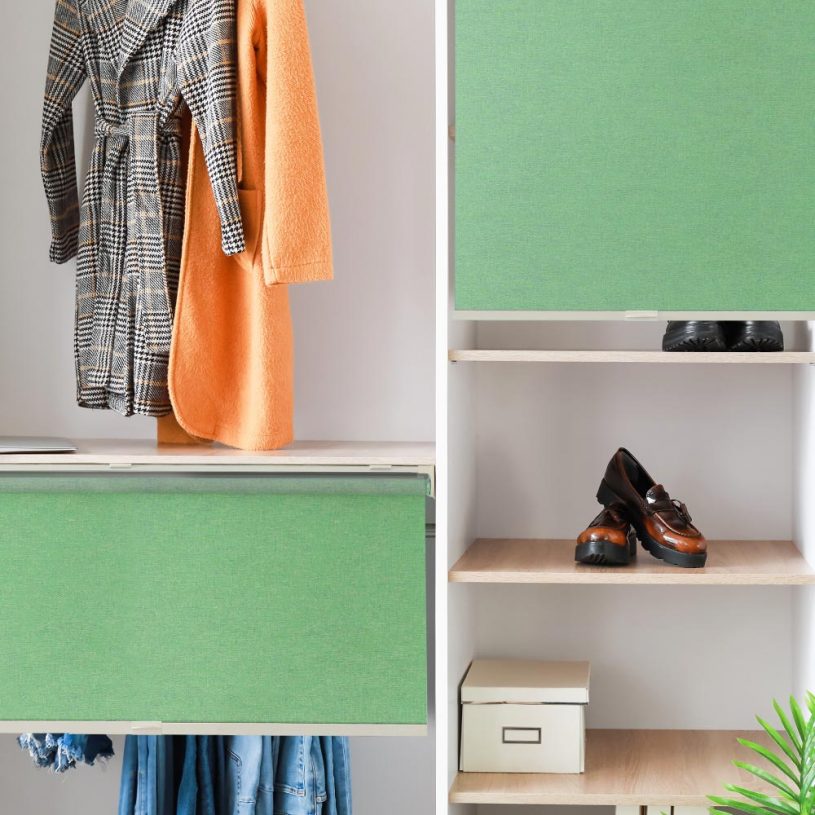 棚をおしゃれに目隠しするアイデア4選！布カーテン・ロールスクリーンなどの商品もクラシル比較