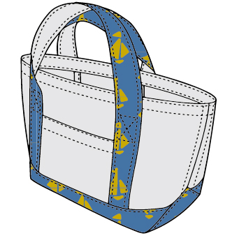 ランチバッグの作り方How to make a lunch bag!!パターン型紙屋sewinghackhowto